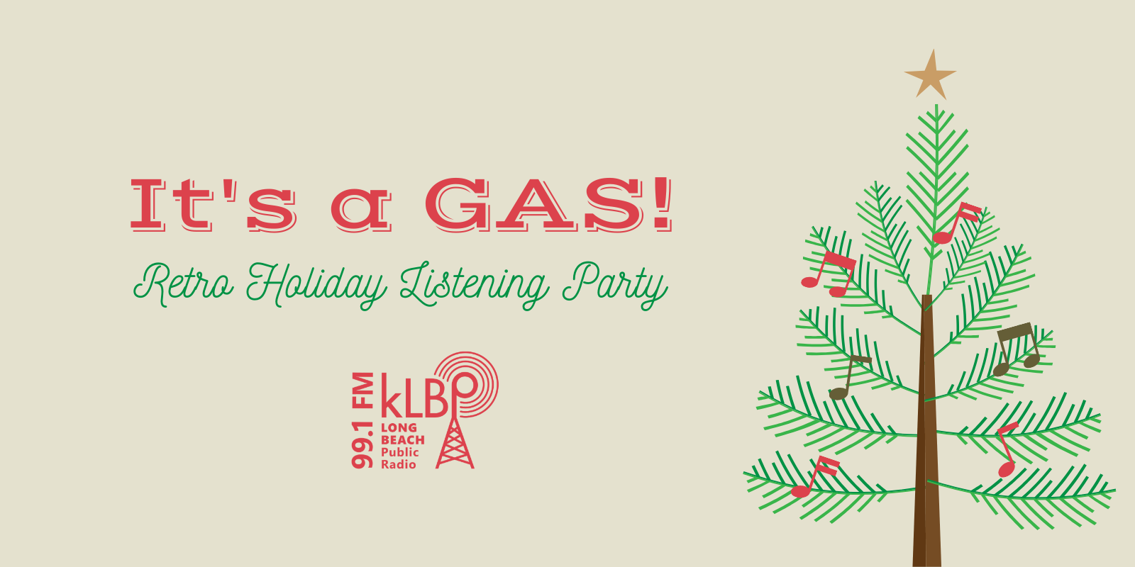 It’s a GAS! Retro Holiday Listening Party
